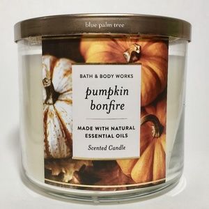 PUMPKIN BONFIRE 3 Wick Candle